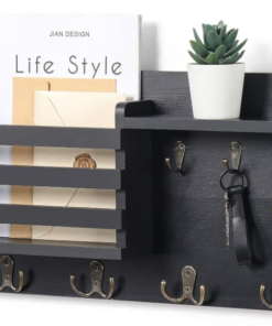 Dhan Decor Wall Shelf Unit, Ledge Shelf, Hanging Storage Organizer, Mounted Shelf - Storage Shelves Display Racks for Living Room, Office, Bedroom, Bathroom, Kitchen