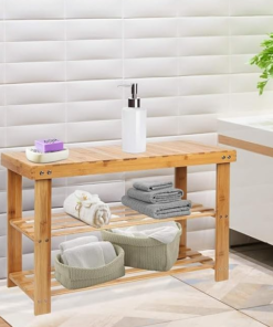 Alternative view of Home Decor Multifunctional Wooden Table - Side Table, Bathroom Storage, Outdoor Garden Table - Stylish & Practical Home Furniture